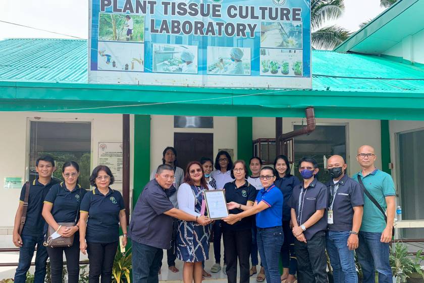 Plant Tissue Culture Facility ng DA-MIMAROPA nabigyan na ng akreditasyon ng Bureau of Plant Industry